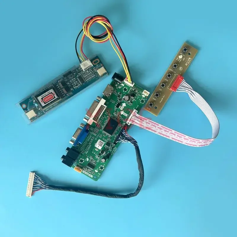 

For LM190E08 LM170E03 CLAA170EA10 LCD Driver Controller Board Monitor HDMI-Compatible VGA DVI 30Pin LVDS 1280*1024 Kit DIY 2CCFL