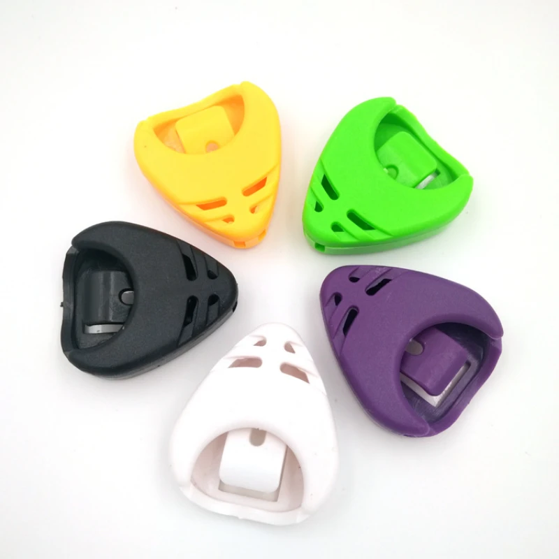 10Pieces Guitar Pick Holder Case Plastic Plectrum Case Guitar Pick