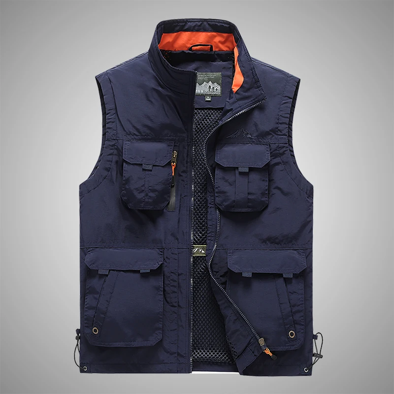 

Spring Autumn Outdoors Military Black 2023 Sleeveless Jacket Fashion Fishing Vests For Men's Pocket Photography Casua Waistcoat