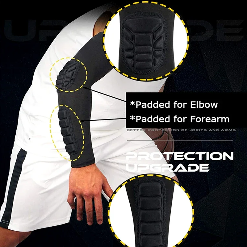 Sun protection arm sleeves 1Pcs arm sleeves for sports running volleyball cycling football basketball sun protection for men and women