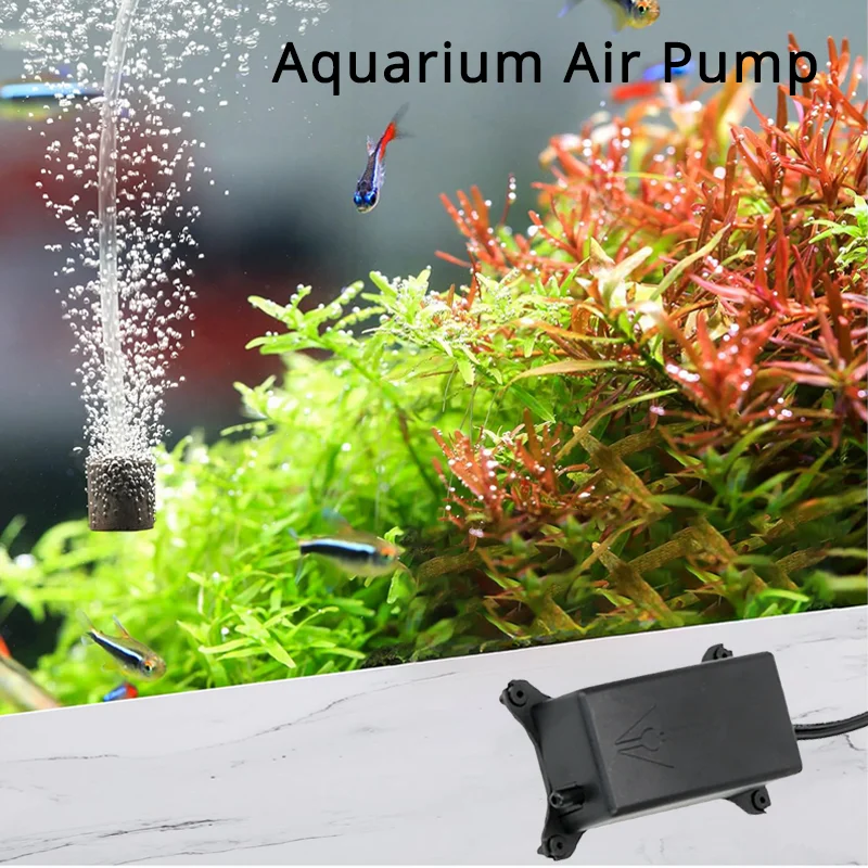

Silent Aquarium Air Pump Compressor Fish Tank Air Freshwater Fishing Oxygen Pump Aerator for Bubbler productos para acuarios