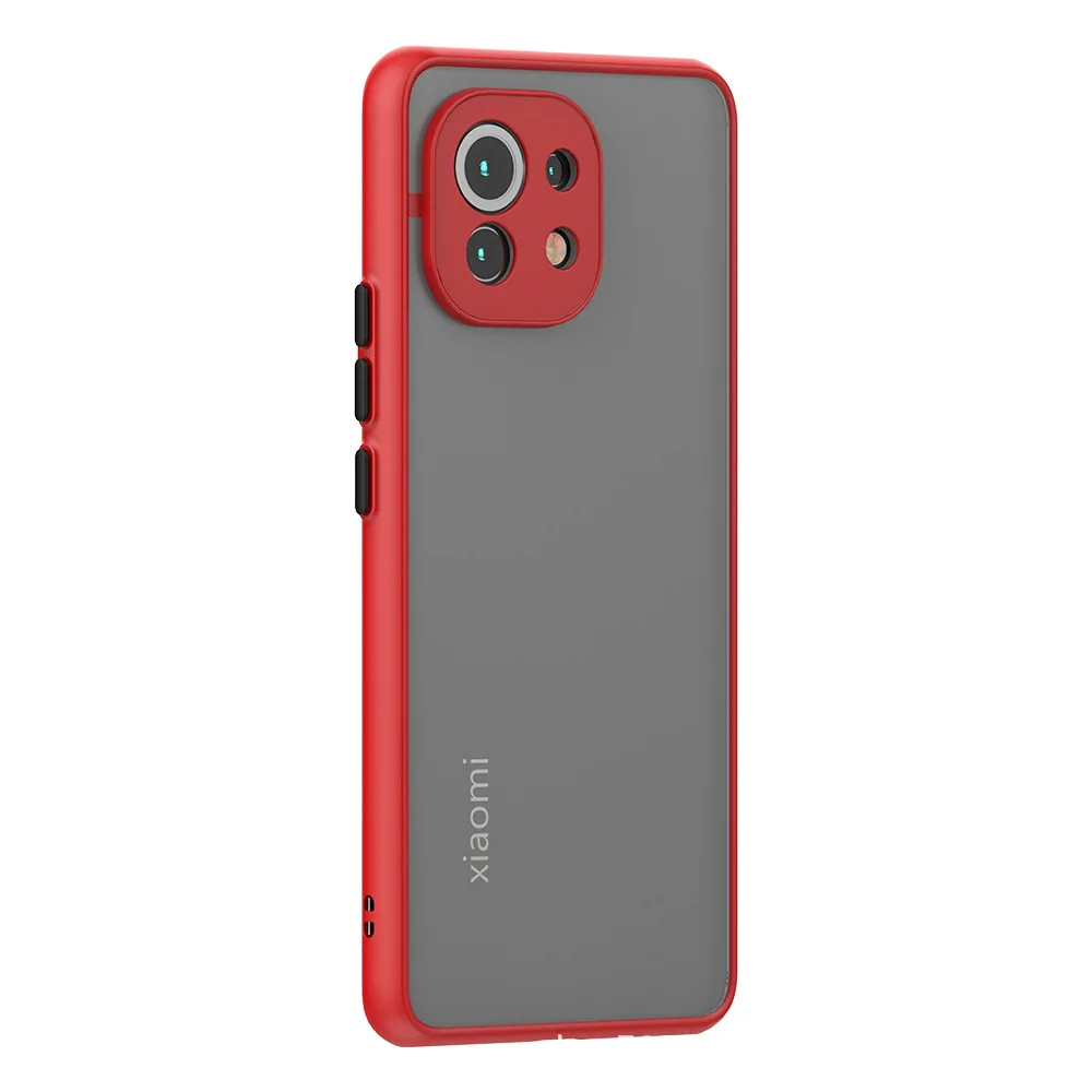 Für Xiaomi Mi 11 lite NE 5G 11 Pro Stoßfest Rüstung Matte Telefon Schutzhülle Für Xiaomi Mi 11 ultra 5G TPU Haut Gefühl Decken – Detail 6