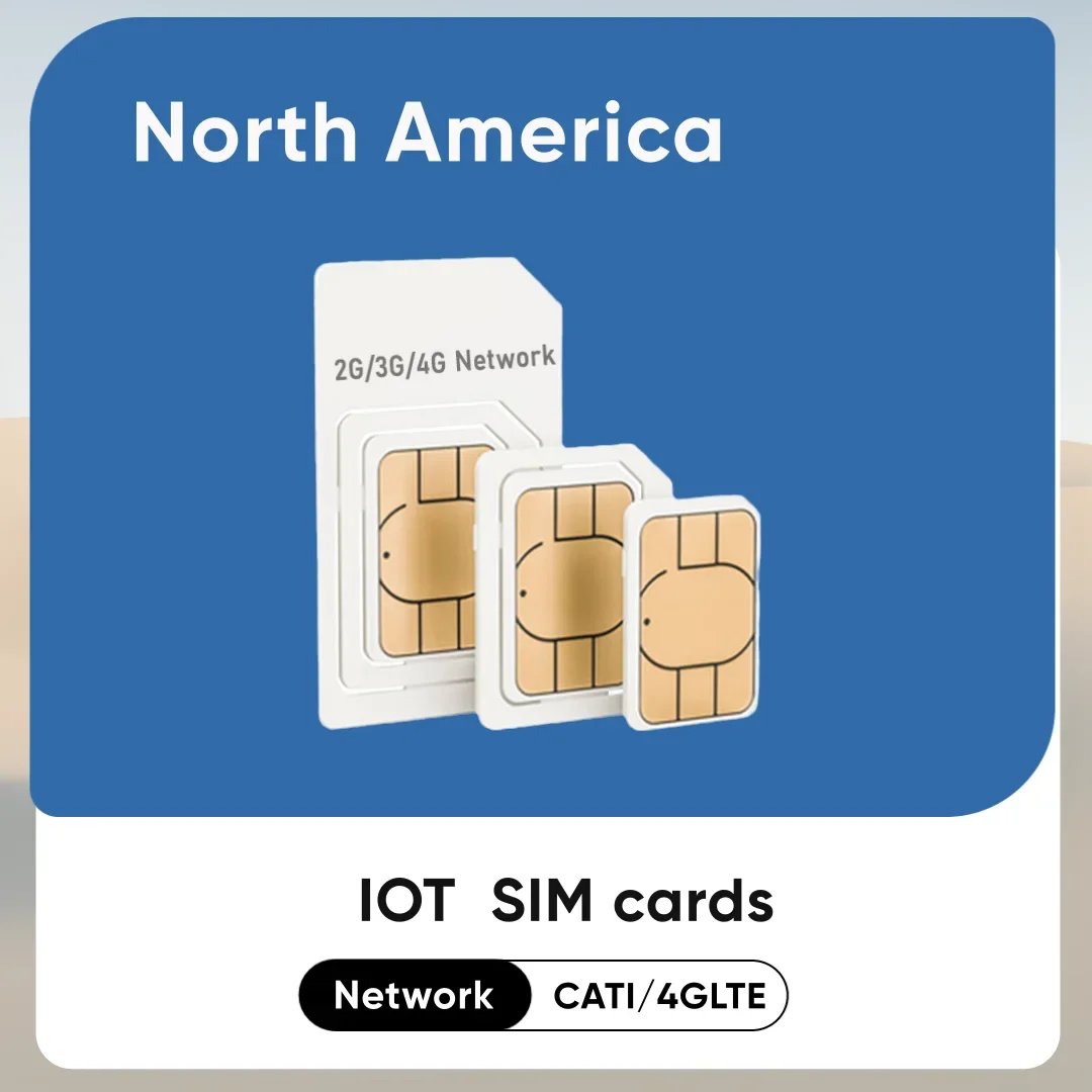Prepaid SIM Card 360M North America Universal 4G LTE iot Vending Machine GPS Tracker Shared Device 2G/3G/4G Networks