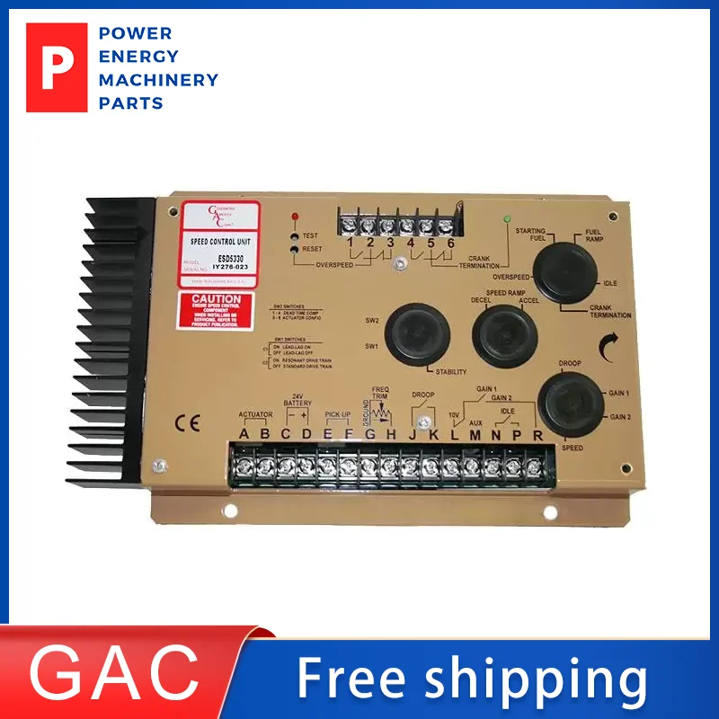 

Original Generator parts ESD5330 Diesel Genset Engine Speed Control GAC Dual Element Speed Control