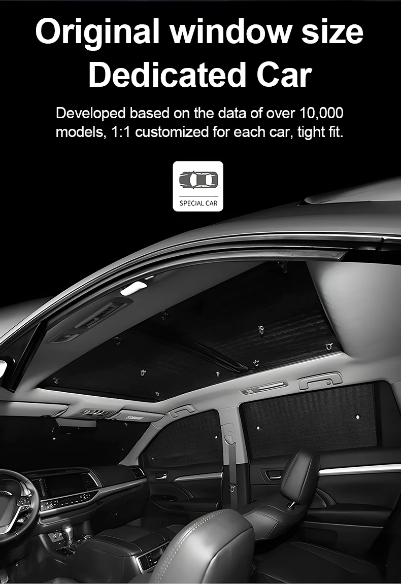 Car Sun Visor Cover for Dongfeng Nammi Box 01 S31 IVM EX02 Full Sunscreen Window Anti-UV Sunshades Accessories