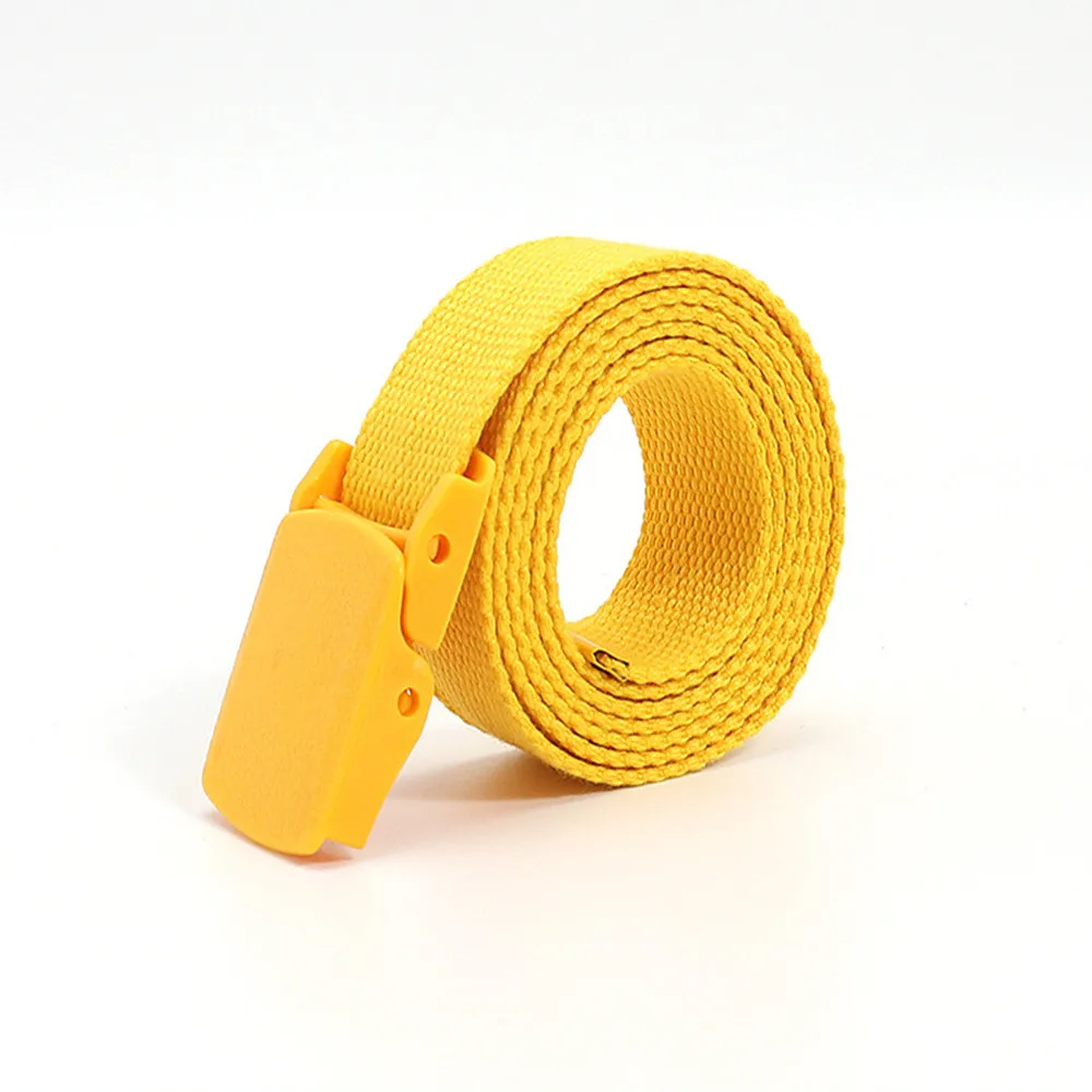 Vibrant Unisex Nylon Canvas Fashion Belt - Trendy Casual Accessory