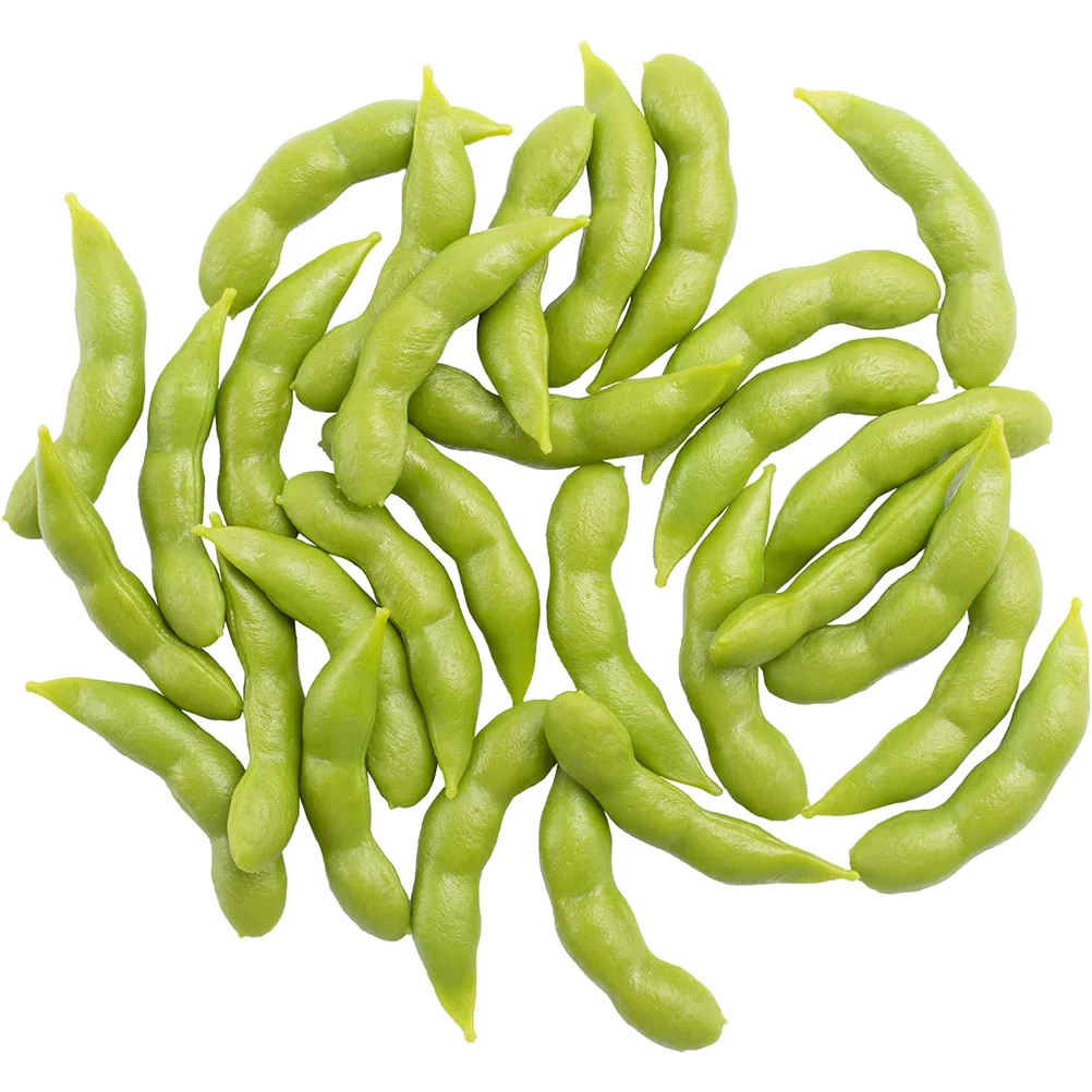 

30 Pcs Vegetables Simulated Soybean Kitchen Decor Fake Prop Lifelike Pvc Artificial Model Restaurant Display Ornament Models