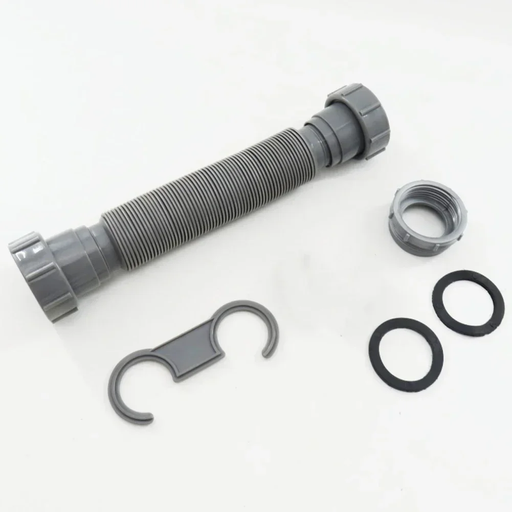 Double-Headed Pipe Sink Drain Pipe Bath Basin Drainer With 45mm Inlet Diameter Drainage Fittings Sink And Drainage