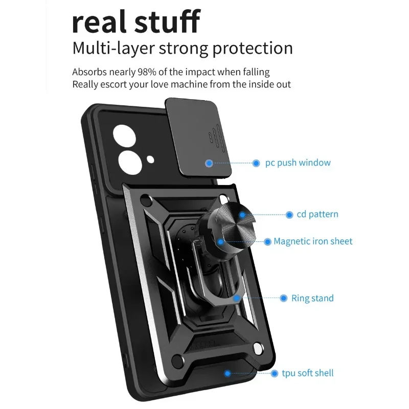 Durable Armor Phone Case for Motorola Moto Edge and G Series