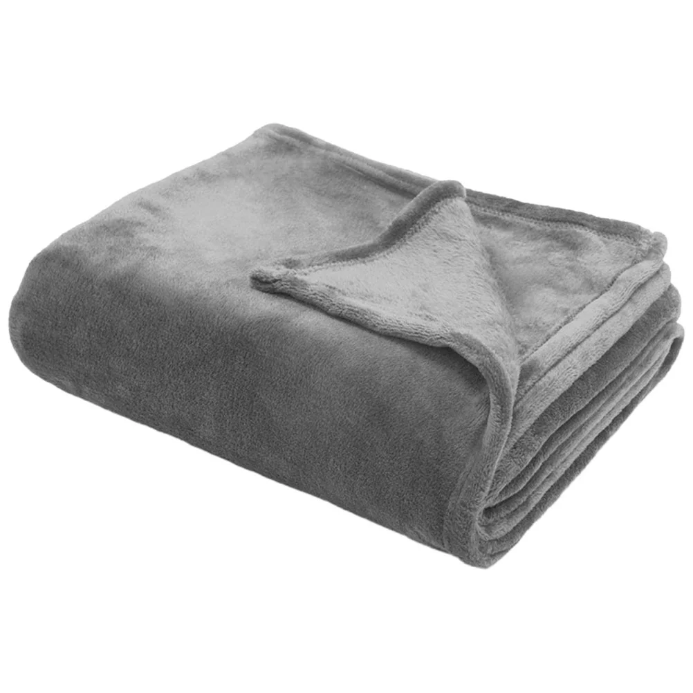 

Fluffy Soft Blanket Warm Blanket Office Comfortable Blanket for Sofa Couch Bed (150x110cm)