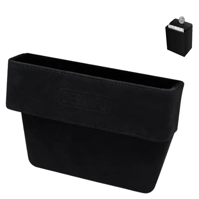 

Car Side Seats Gap Filler PU Leather Car Console Gap Filler Side Pockets Interior Slot Seats Catcher Holders Storage Caddy For