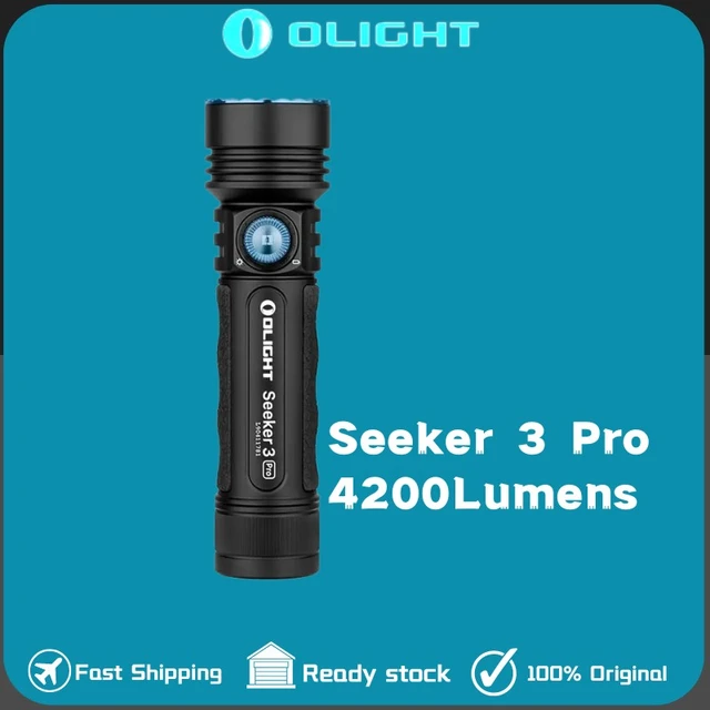 Acquista OLight Seeker 3 Pro LED (monocolore) Torcia tascabile a batteria  ricaricabile 4200 lm 56 h 200 g da Conrad