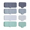 Silicone Faucet Mat Kitchen Sink Tray Soap Dispenser Sponge Drain Pad Sink Splash Drying Mat Countertop Storage Tray Soap Tray 1