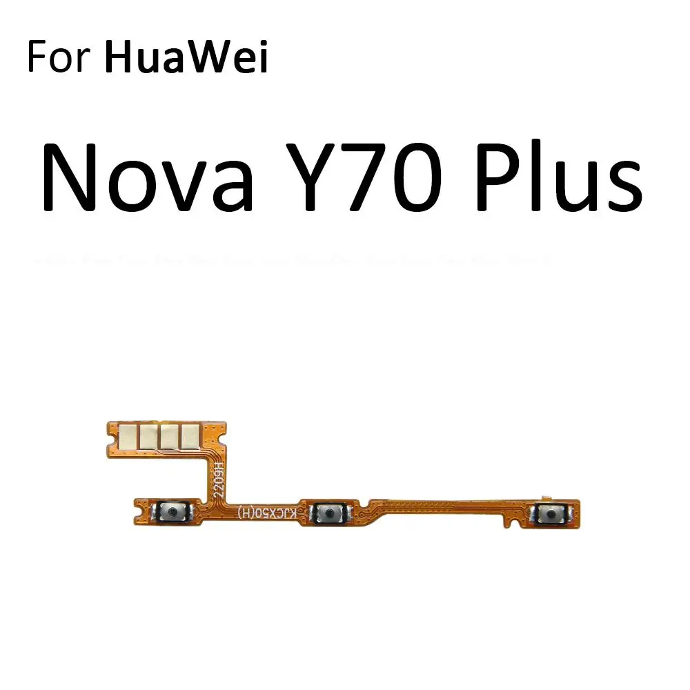 Silent Volume Button Ribbon Flex Cable with Switch Power and Mute Functions