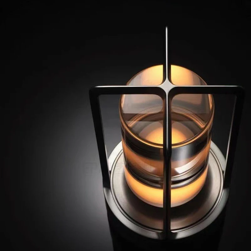 LED Night Lamp Rechargeable Crystal Table Lamp Bedside Bedroom Touch Lamp Restaurant Decoration Night Light