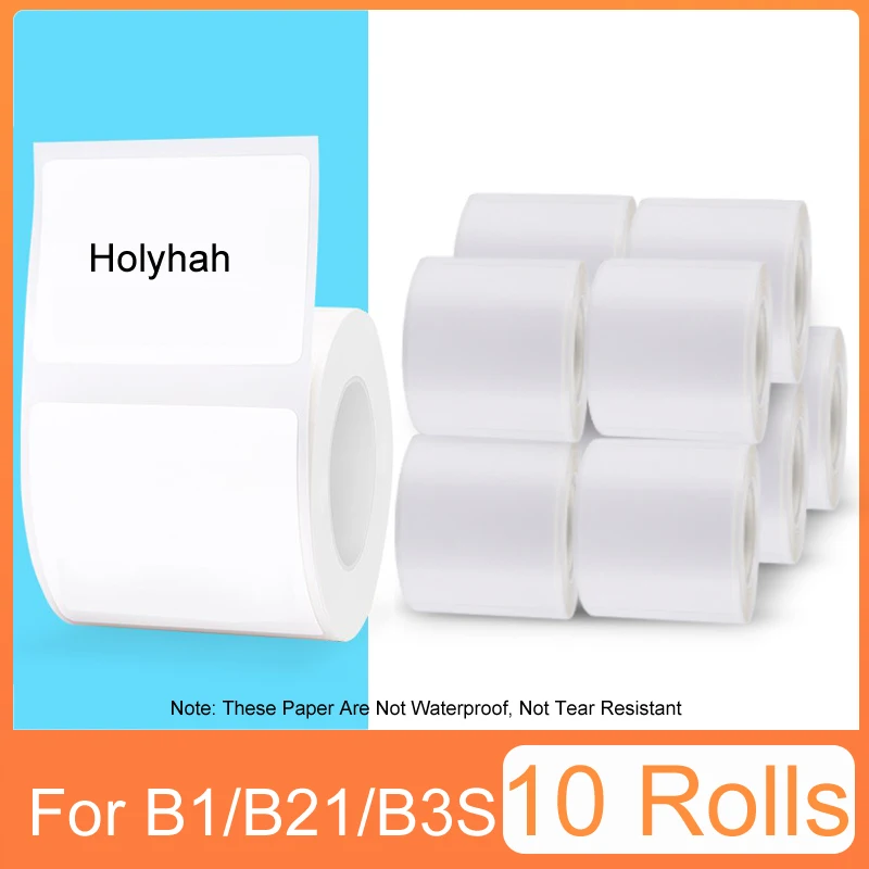 Rolls Mais Barato b1 B21 B3s Fita de Etiqueta Térmica Rolos 40 mm 50 mm Preço Etiqueta do Fabricante para Impressora Niimbot Pequeno Negócio 10