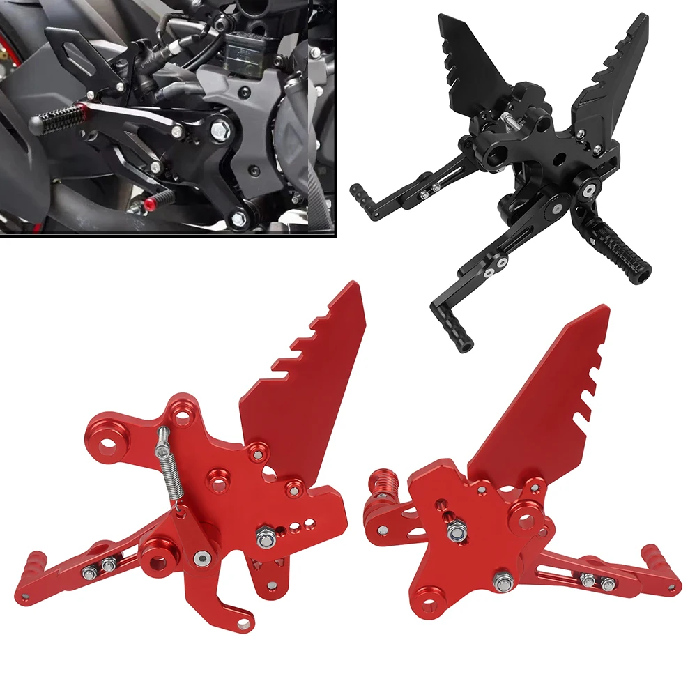 

Регулируемая подножка для мотоцикла с ЧПУ, наборы задних подножек, подножки, подножки, аксессуары для CFMOTO 450SR 450 SR 2022 2023