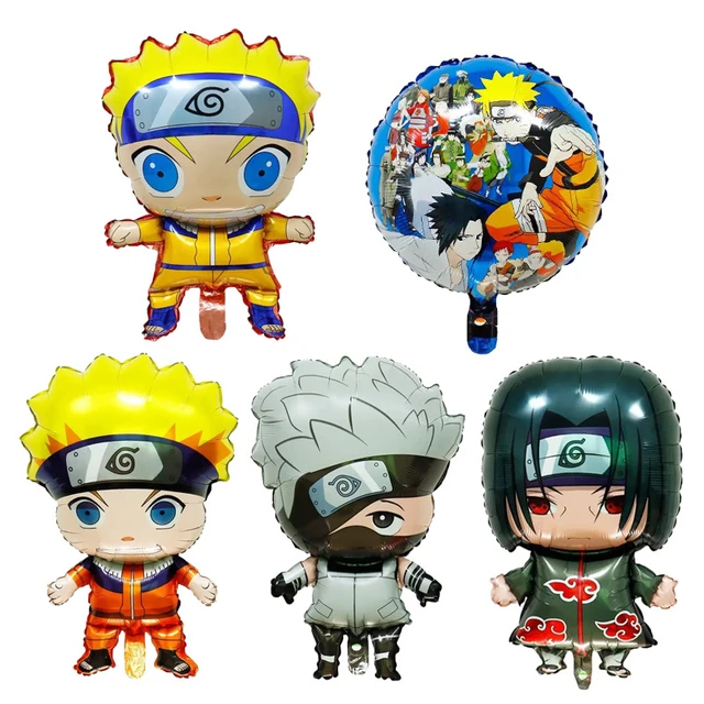 DIY Anime Naruto Balão Completo para Crianças, Material para Festa,  Decoração de Festa de Aniversário, Balões, Presente para Crianças -  AliExpress