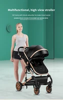 3 in 1 Baby Stroller with Car Seat and Foldable Baby Carriage