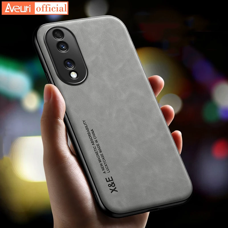 Coque téléphone en cuir de luxe pour honor - étui de protection_voghion.com