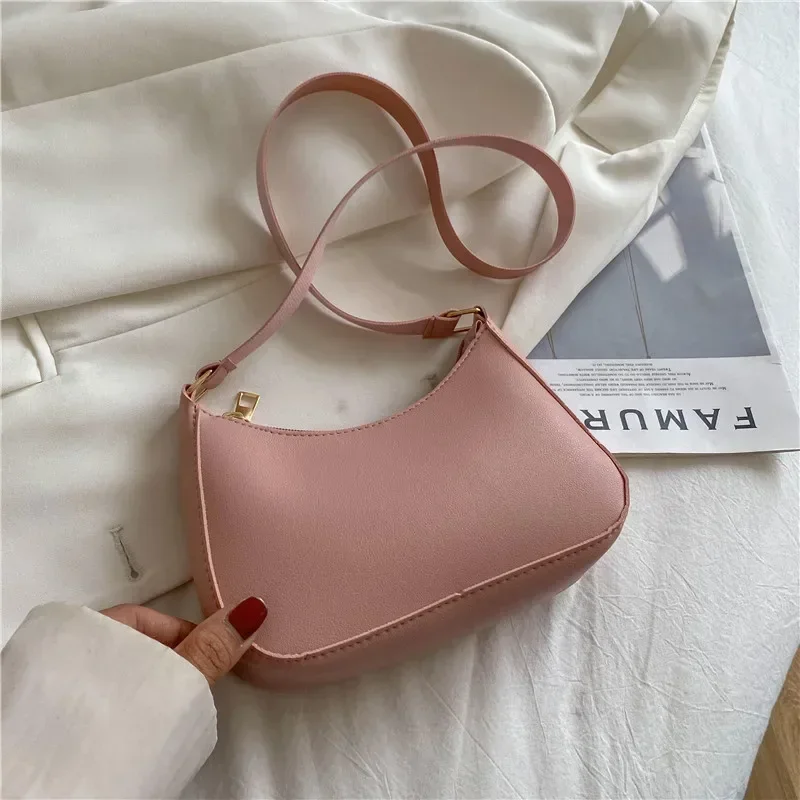 Crossbody Bags for Women Large Capacity Luxury Handbags Purse Solid Color Shoulder Bags Female Casual Travel Vintage Hobos Bag 9