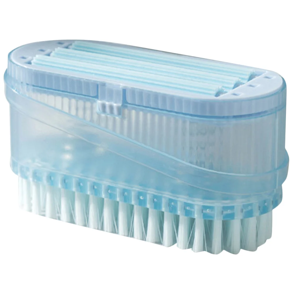 

Soap Dispenser Foaming Soap Box Home Soap Container Box with Brush for Shoe Cleaning