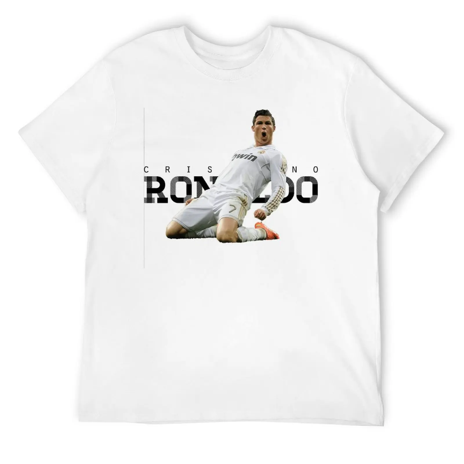 Fresh Brazil (6) Cristianoes And Ronaldoes T-shirt  Sports T-shirts Top Quality Funny Vintag Travel USA Size