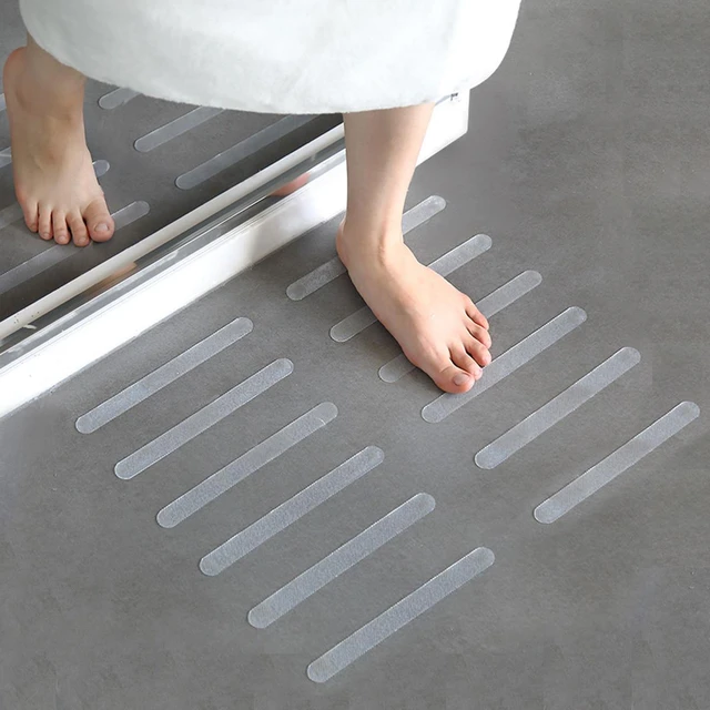 Non Slip Bath Mat Stickers Anti Skid Grip For Tub Shower Non Rubber for  Bathroom