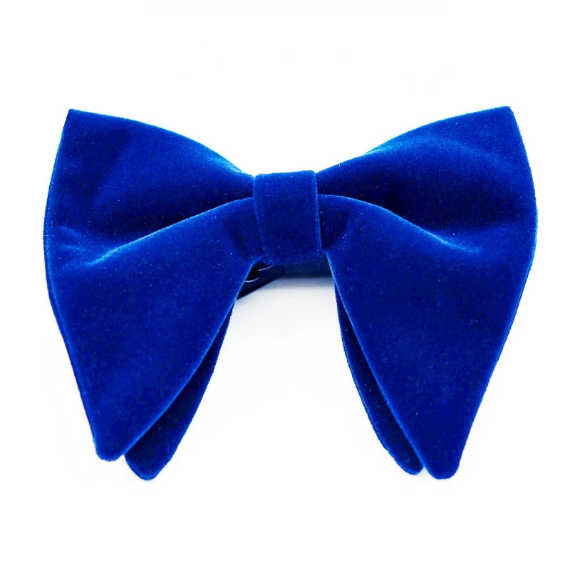 Blue Bow Tie Mens Fashion | Bow Tie Men Velvet Blue | Bow Tie Mens ...