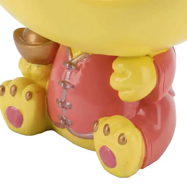 Key Sundries Konténer Candy Bowl Aranyos Tigrisszobor Gyanta Irodához - Image 5