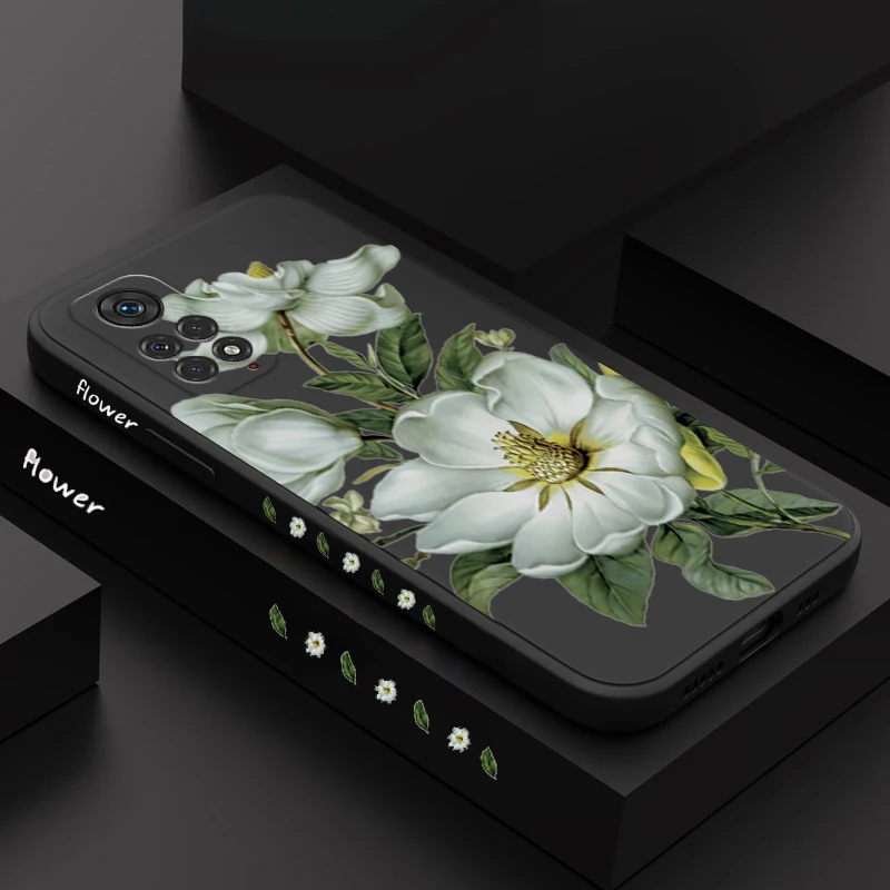 Custodia Per Telefono Wild Flower Per Xiaomi Redmi Note 11 12 Pro Plus 4G 5G 11S 10 9 10S 9S 10C K60 11Pro 10Pro Custodia Morbida Protettiva Per Obiet