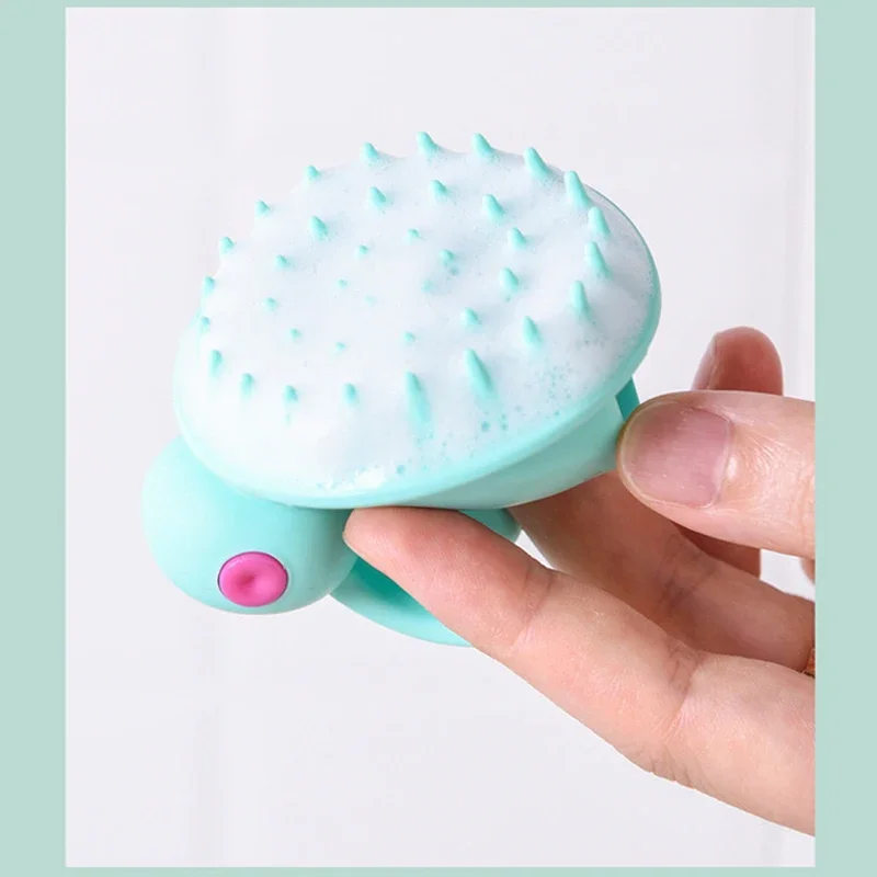 Baby Silicone Shampoo Scalp Hair Massager Shampoo Massage Comb Bath Massage Brush Scalp Massager