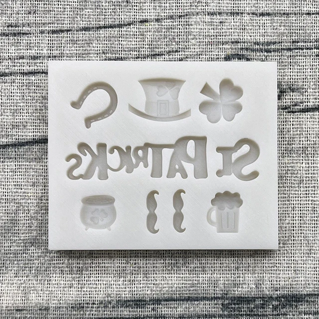Szent Patrik Napi Szilikon Cukrász Penész Csokoládé Cupcake Sütő Fondant Sütemény Díszítő Szerszámok - Image 4