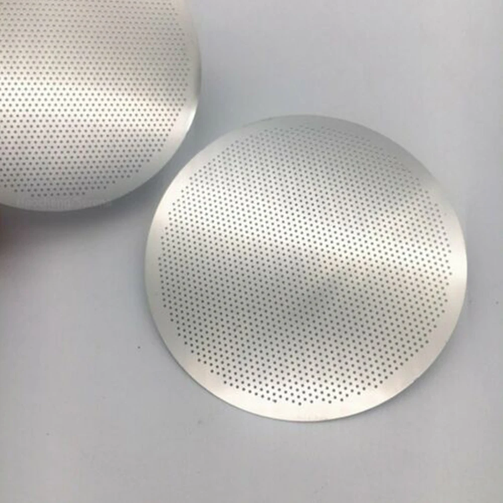 

Filter Coffee Filters 2pcs 304 Stainless Steel Black Lid Durable Food Grade For Aeropress Durable High Quality