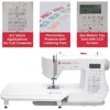 C7290Q Computerized Sewing & Quilting Machine with Extension Table, 12 Presser Feet & Accessories|417 Stitch Applications 3