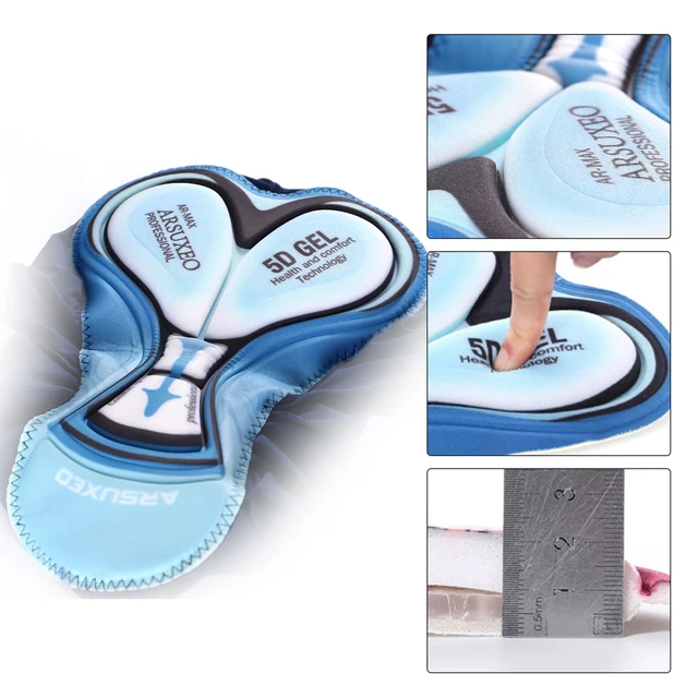 Women Bike Padded Shorts High Waist 3D Padded Bike Cycling Shorts Hip Protecter Breathable Workout Active Shorts Tights