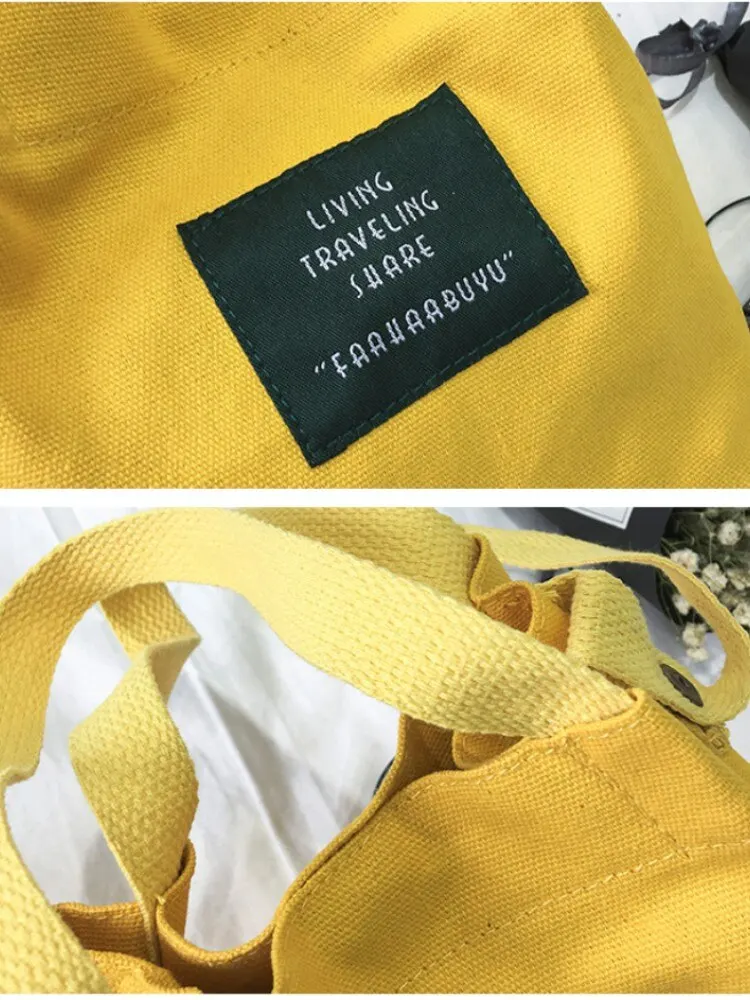 Scfadd059f9f2452f9b59085467eb7d29N Retro Corduroy Canvas Simple Solid Color Literary Shoulder Original Bucket Cloth Bag Mallzona