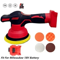 Fit for Milwaukee 18V Battery Cordless Car Polisher 8 Gears Electric Auto Polishing Machine Waxing Sanding Sealing Power Tools 1