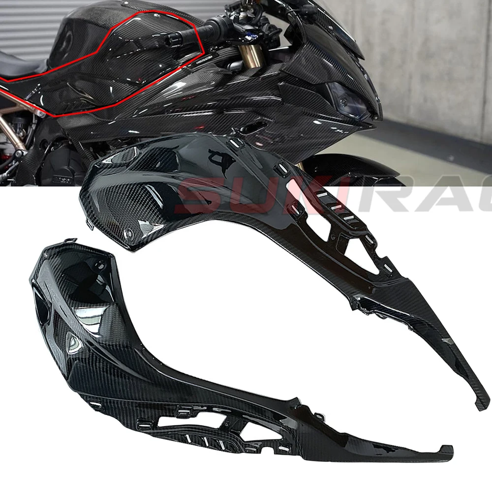 

For BMW S1000RR 2019 2020 2021 2022 M1000RR Carbon Fiber Motorcycle Tank Side Panel Side Fairing Tank Panels