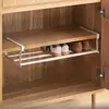 Simple Partition Shoe Tray storage Household Retractable Under Hanging Layered Space-Saving Multi-Purpose Cabinet Class Shelves 1