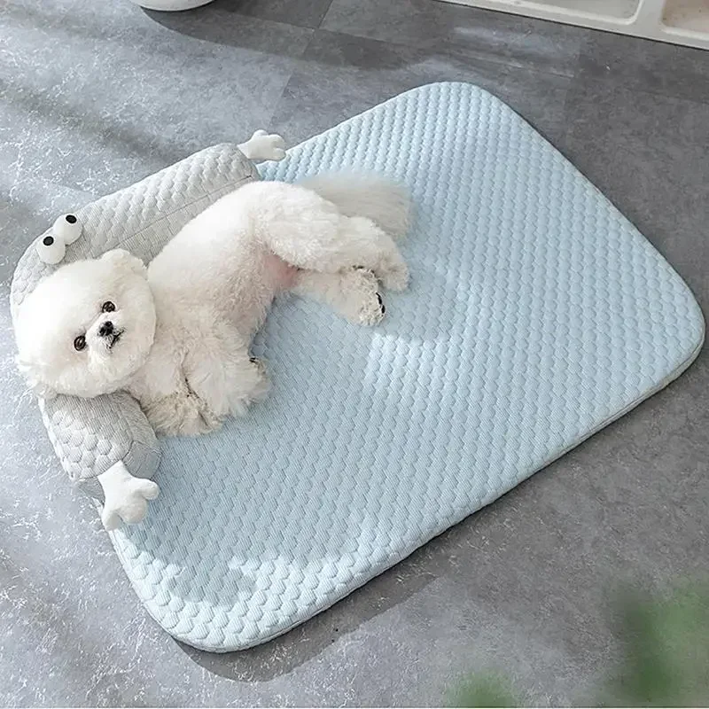 Pet Cooling Ice Pad Dog Cooling Mat Washable Pet Mat For Pets Cat Bed Cushion Self for summer