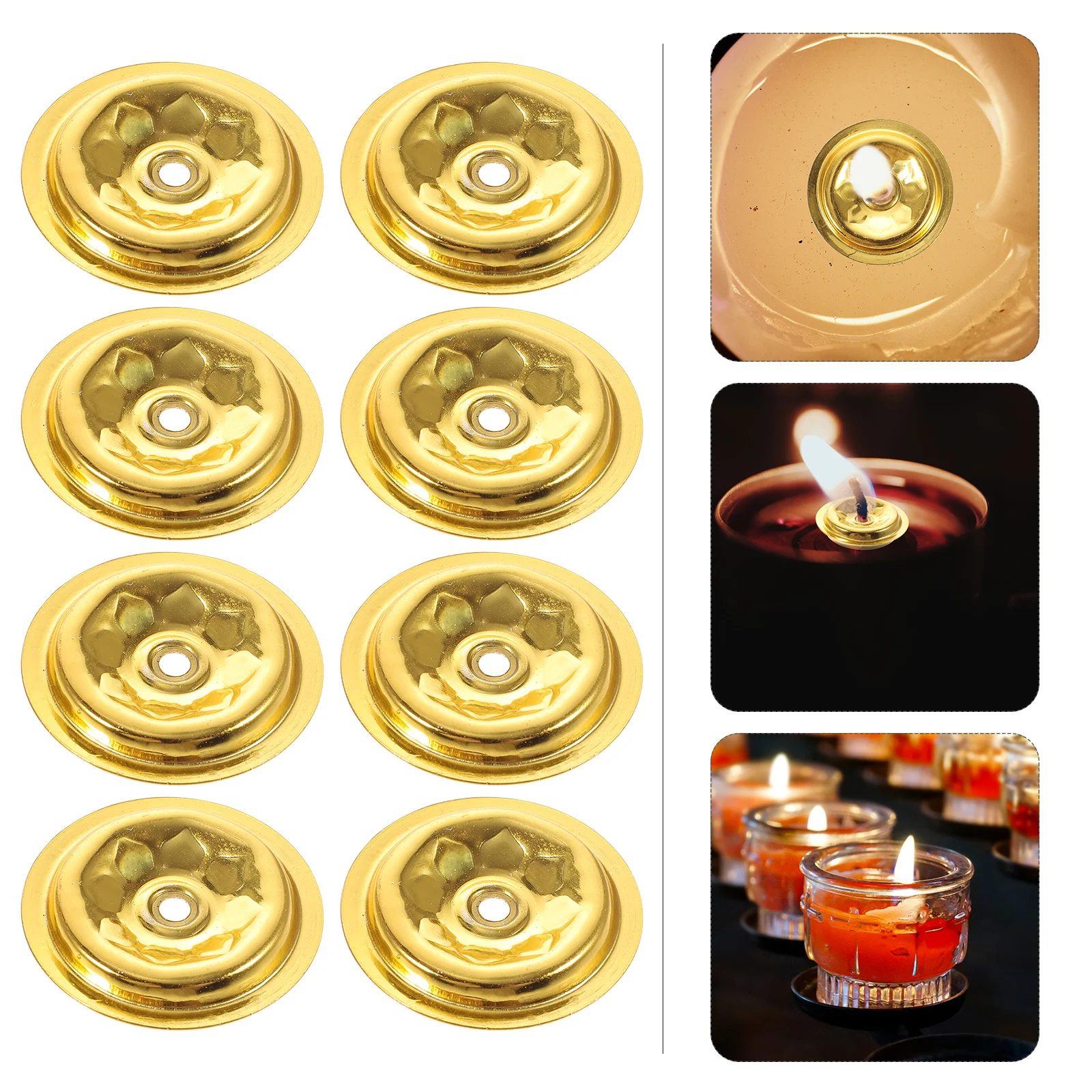 

Butter Lamp Floating Wick Disc Holder Buddha Light Stand Wick Holder Oil Lamp Wick Floating Float Used For Vegetable Oil