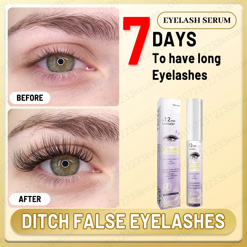 

Натуральная Сыворотка для роста ресниц, 7 дней, быстрое увеличение ресниц, более толстые, более полные ресницы, брови, лифтинг, средства для ухода за глазами, макияж