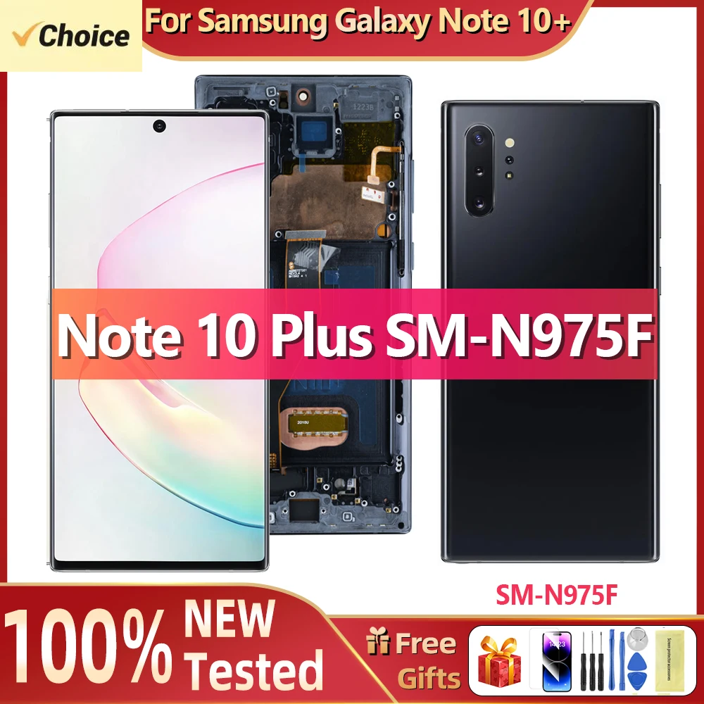 NEWAMOLEDNote10PlusScreenForSamsungGalaxyNote10N975FLcd