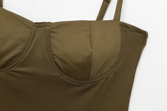 Nicole Spaghetti Strap Bodysuit 6