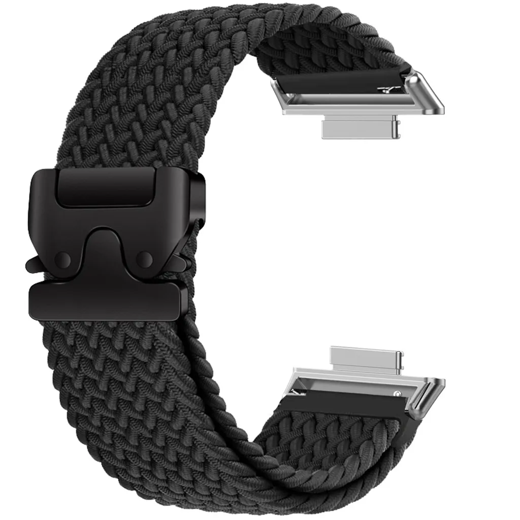 Nylon Elastic Braided Solo Loop Strap for Smartwatches - Unisex Watchband