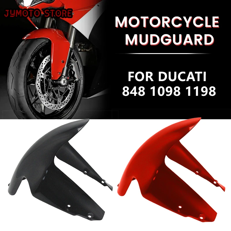 

Motorcycle Front Fender for Ducati 848 1098 1198 Front Fender Splash Guard ABS Fairing Shell Motorcycle Parts