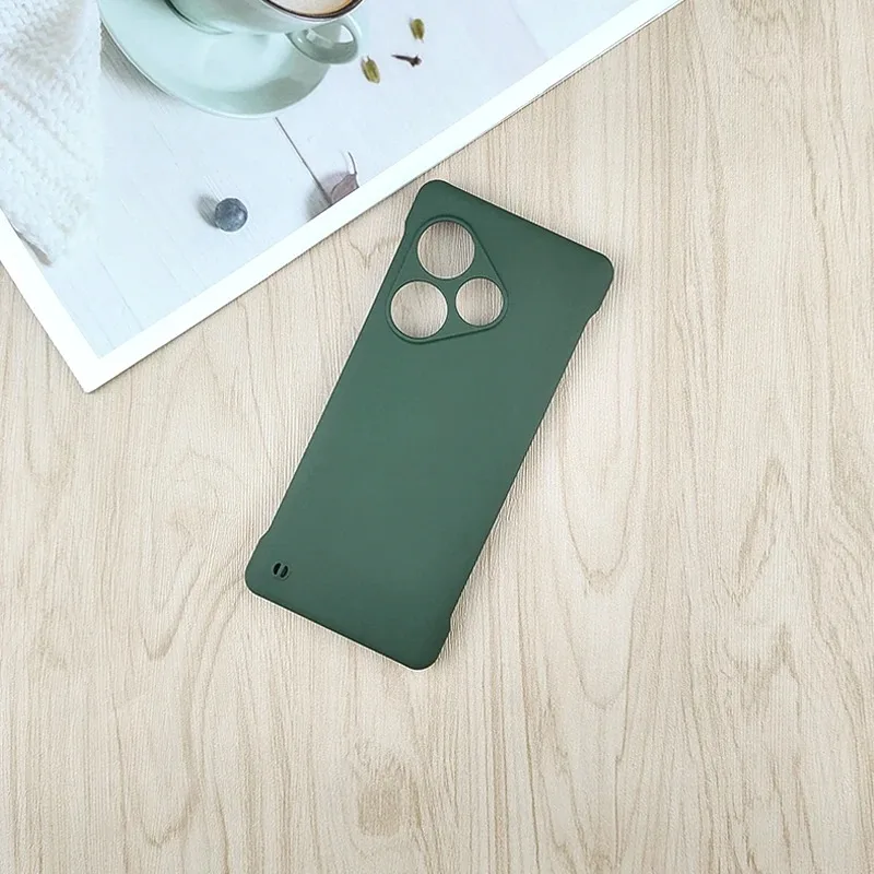 Frameless Shockproof Matte Rimless Ultra Thin Hard PC Back Cover