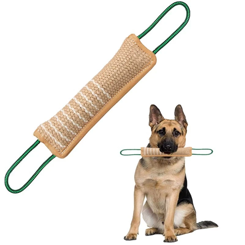 Durable Dog Training Tug Toy Dog Bite Stick Chew Toys for Large Dogs