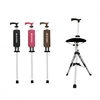 Portable Aluminum Alloy Elderly Crutch Chair Folding Walking Sticks Cane with Seat 2